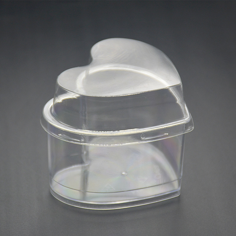 GD7745心形塑料木糠杯慕斯果冻布丁杯甜品杯1000个