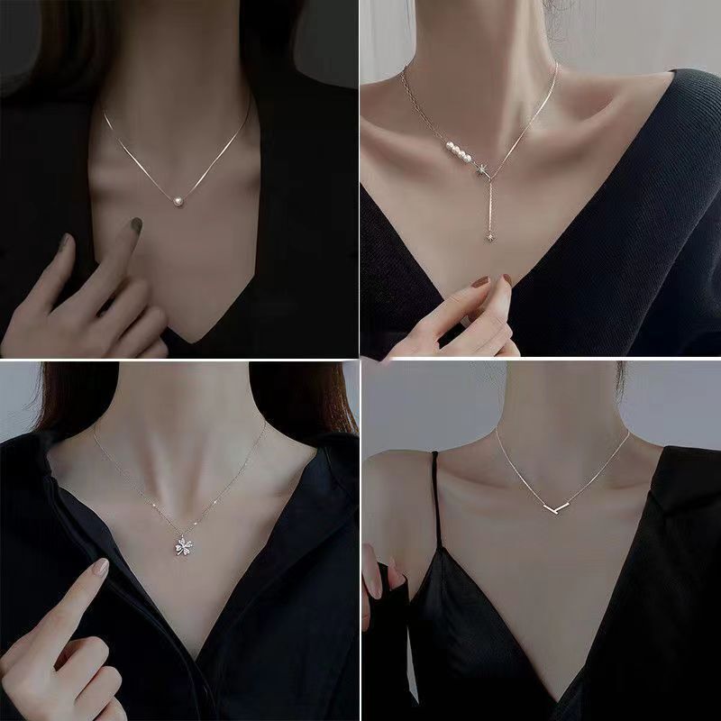 High-grade Light Luxury Necklace All-match Trendy Collarbone Chain Women's Butterfly Simple Niche High-grade Elegant Dress Chain Jewelry High-grade Light Luxury Necklace All-match Trendy Collarbone Chain Women's Butterfly Simple Niche High-grade Elegant Dress Chain Jewelry