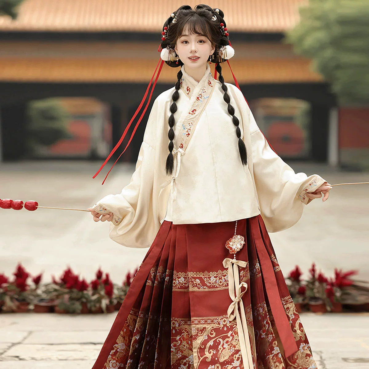 Genuine Hanfu, jacket, set, Chinese style