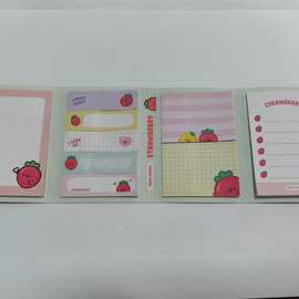 可爱草莓便签本卡通便利贴N次贴装饰便签纸可批发可零售手帐
