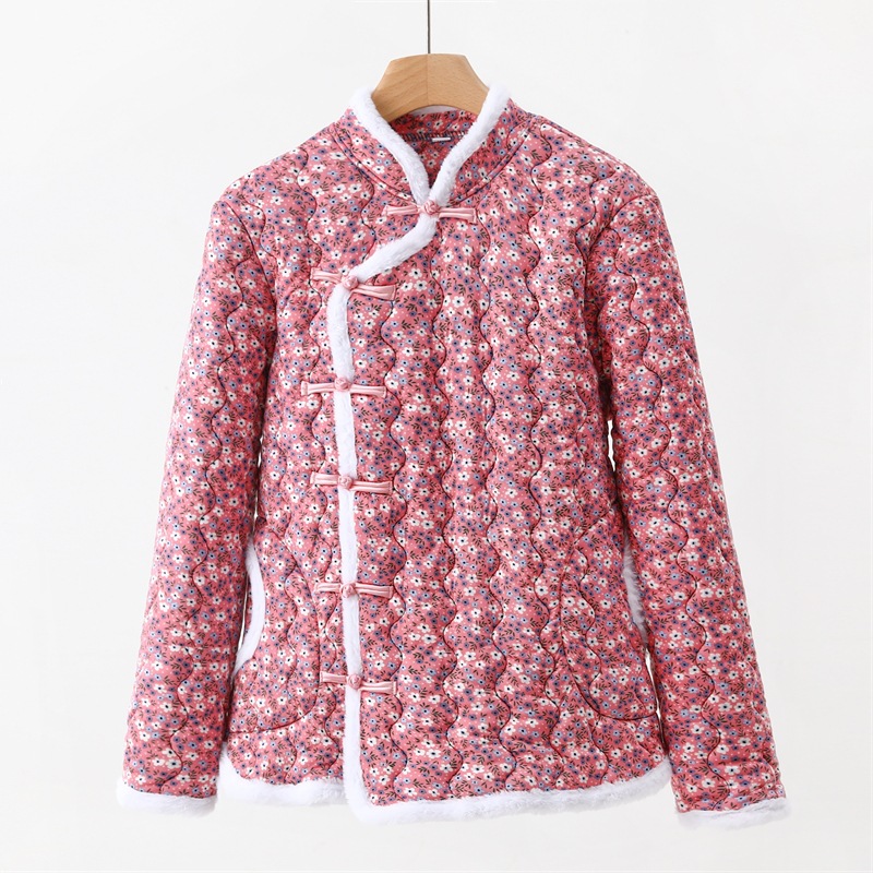 로터스 뿌리 핑크 꽃 퀼트 버클