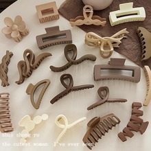 2025新款法式鲨鱼夹女夏季百搭气质抓夹后脑勺盘发饰日常发夹