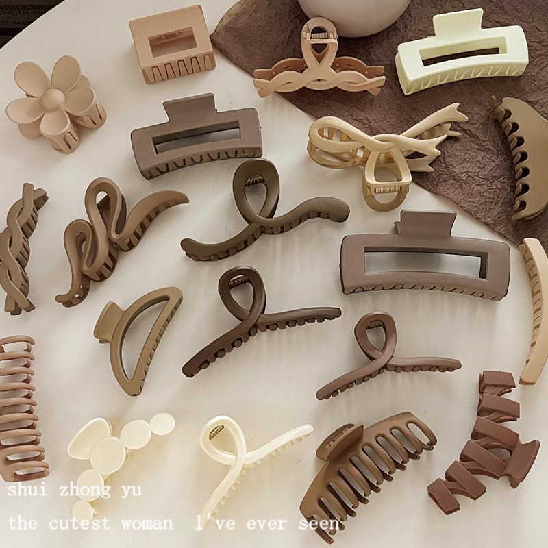 2025년 여성을 위한 새로운 프렌치 샤크 클립, 여름에 활용도가 높은 머리핀, 뒷머리용 머리핀, 데일리 헤어핀