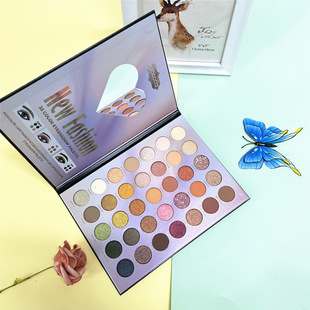 Foreign trade cross-border beauty pattern 35 color pearlescent matte earth color multicolor eyeshadow plate makeup IGOODCO manufacturer