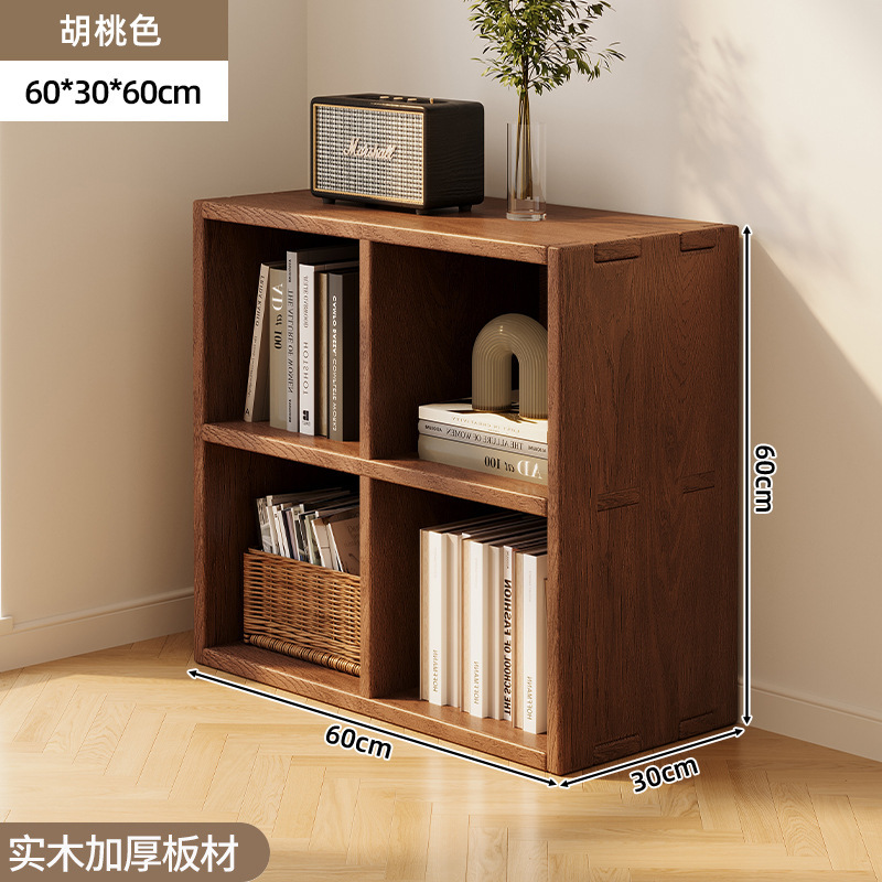 Gabinete de almacenamiento de ventana salediza de madera maciza, gabinete de rejilla, alféizar de la ventana, estantería, pequeño gabinete en el balcón, estantería de almacenamiento, estantería baja