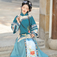 民国少奶奶服装复古式传统汉服中式婚礼古装清朝少奶奶民国风女装