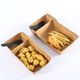 Kraft Paper Film Anti-oil Cooked Food Fries Wrap Box Fitness Salad Lunch Box Disposable Take-out Fast Food Box