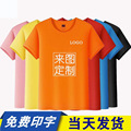 厂家直销纯棉圆领t恤广告衫文化衫工作服班服定 制刺绣来图印logo