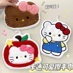 漫画のアイデア新しいタオル吊り式かわいい厚手浴室家庭用吸水タオルキッチン雑巾