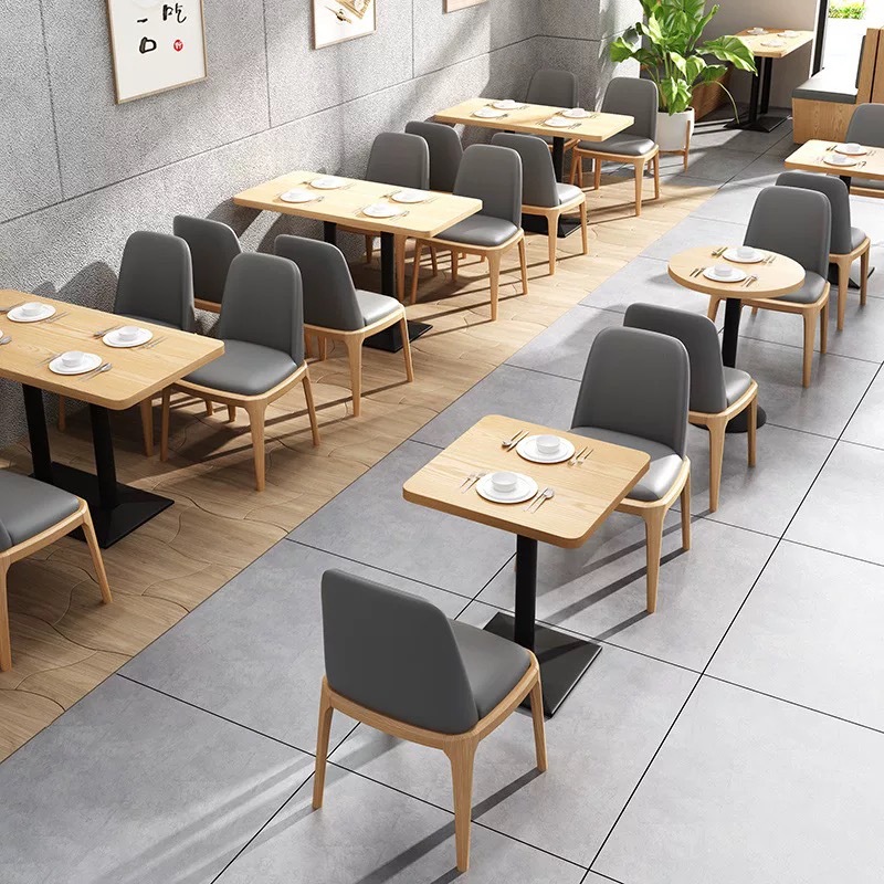 Rectangular Dining Table and Chair Set, Dining Room Table and Chairs Wholesale, Light Luxury Style
