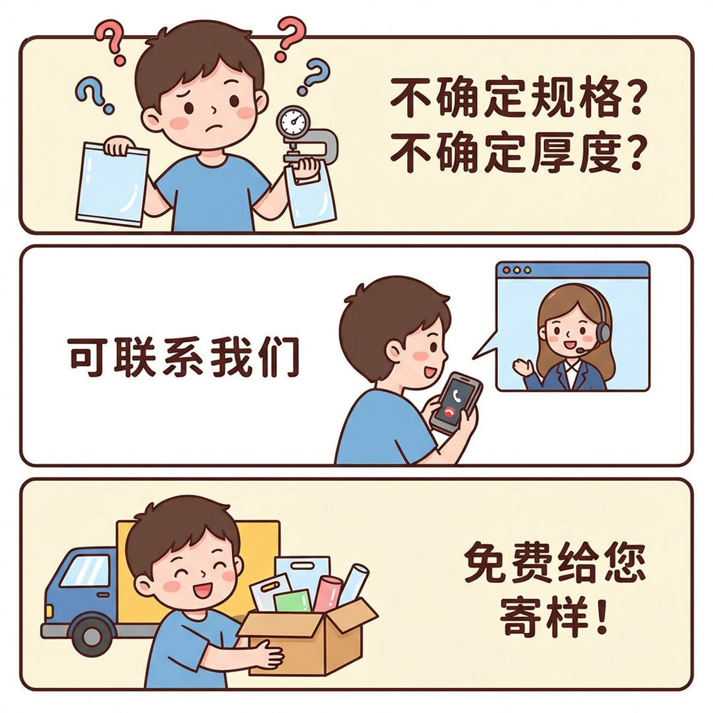 免费寄样品