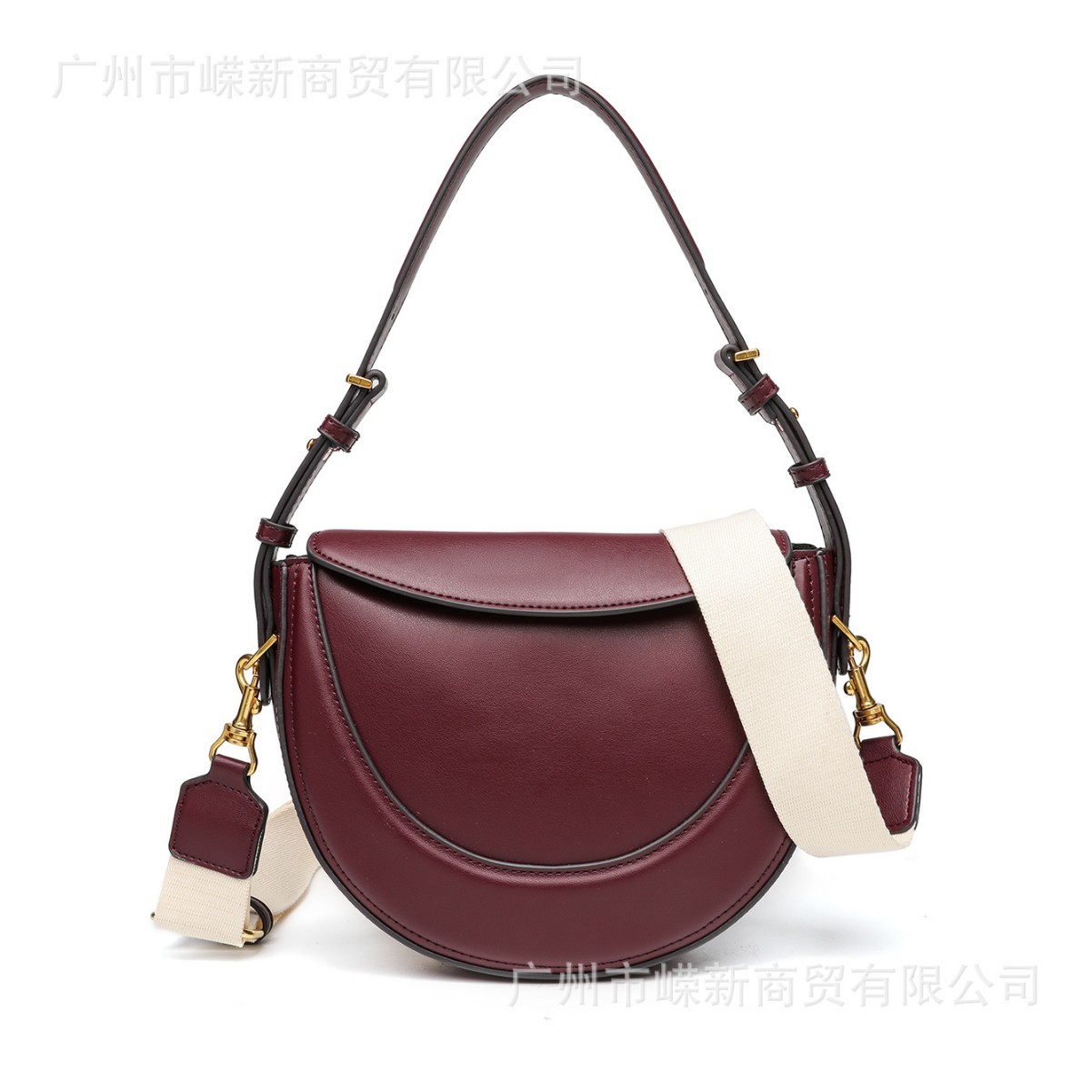 Z Brand 2025 Autumn New Underarm Bag with Flap, Simple Versatile Single Shoulder Crossbody Bag, High-End Crescent Bag for Women