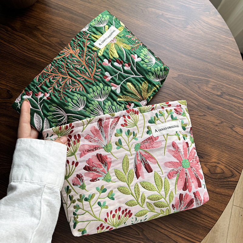 Ins Small Fresh Cosmetic Bag Cross-border Foreign Trade Portable Skin Care Storage Bag Travel Wash Bag Inner Clothes Bag Hand