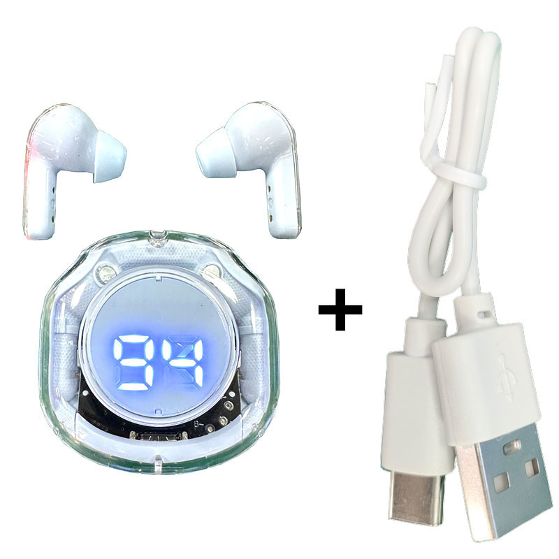 Cable de datos desnudo azul cielo HK6 de segunda generación