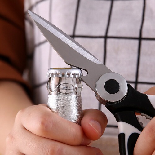 Panda scissors, multifunctional kitchen chicken bone scissors, food scissors that can hold walnuts, powerful scissors, children's food supplement scissors, household scissors