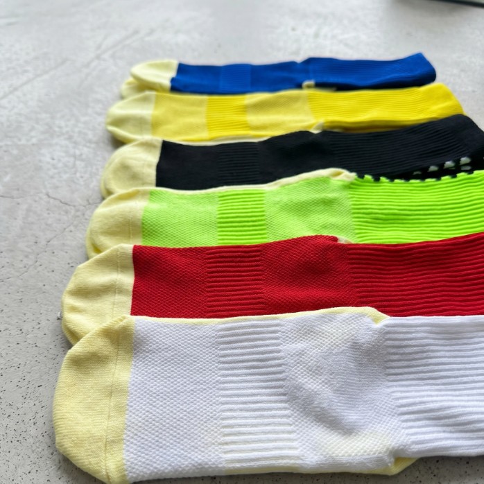 Calcetines de Fútbol Acolchados para Adultos de Poliéster, Antideslizantes y Absorción de Sudor para Entrenamiento