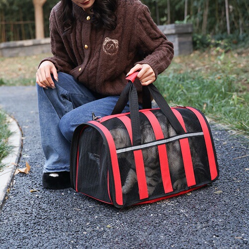 Cat backpack outdoor portable single-shoulder breathable crossbody hand-held bag pet lightweight space capsule cat and dog outdoor backpack