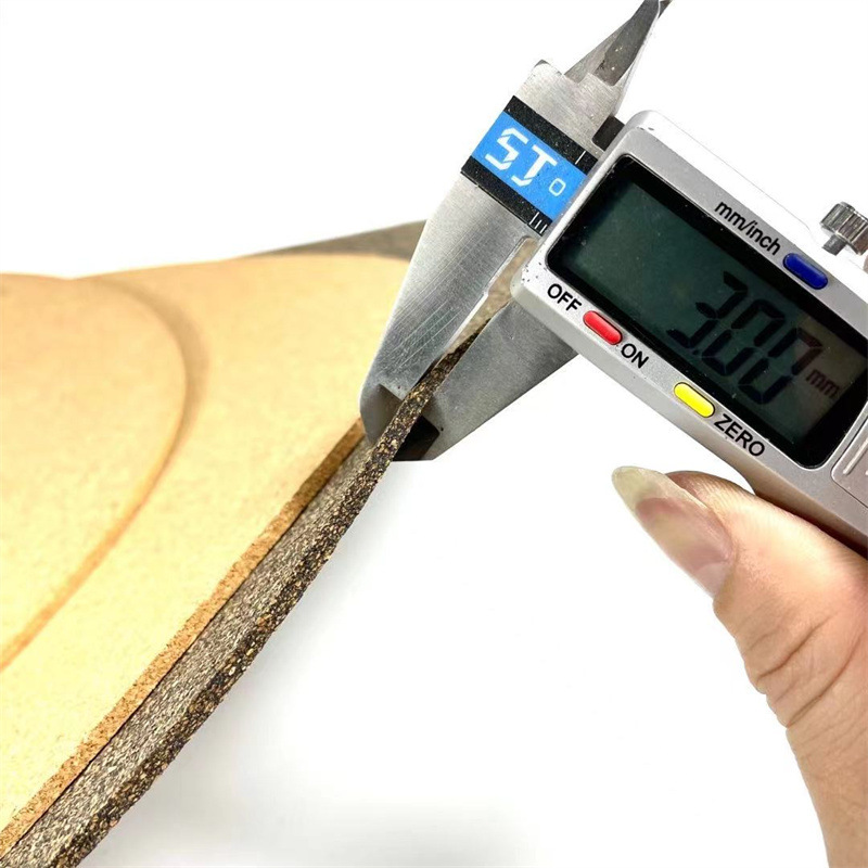 Almohadilla de disco de corcho, fonógrafo cóncavo, disco giratorio de vinilo, logotipo imprimible, almohadilla de disco de corcho antiestática y antideslizante