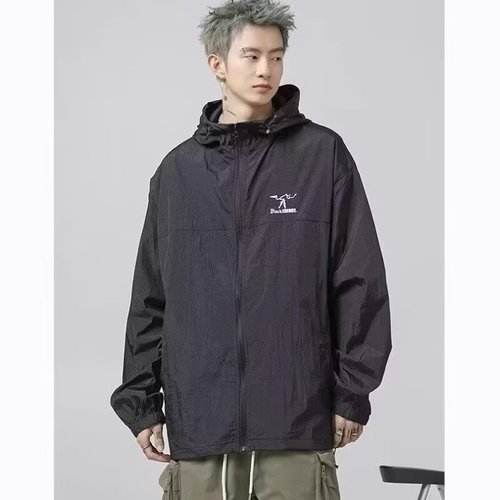 Men's Jacket, Spring and Autumn 2025 New Style, Windproof and Waterproof Outdoor Hiking Windbreaker, Color-blocked