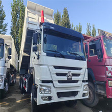 出口工程车自卸车 重汽豪沃371马力二手前四后八轮翻斗车