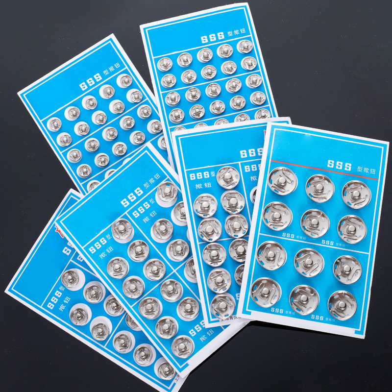 Hidden Button Snap High-end Invisible small size Button Snap Button Lifting Button Clothes Button Round Metal Sub-female Button Accessories