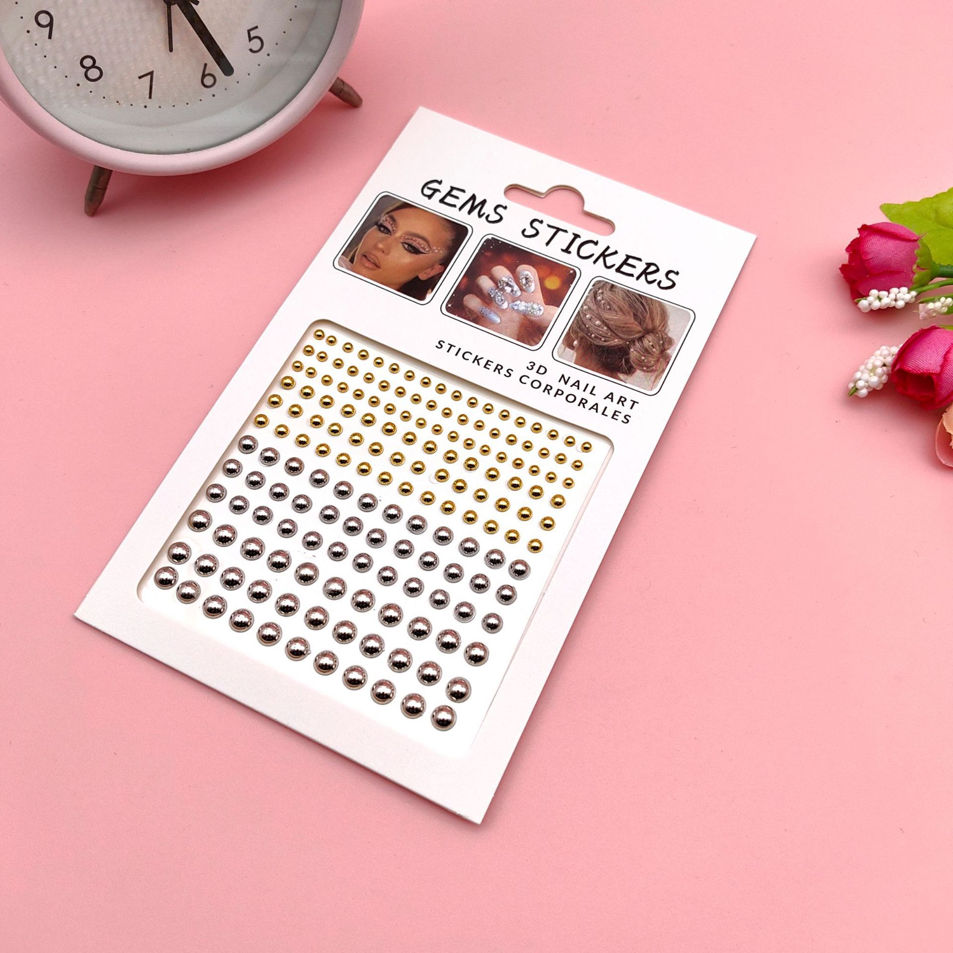 Pegatinas de diamantes para maquillaje de ojos, perlas faciales, pegatinas infantiles para escenario, diamantes de imitación para esquina de ojos y cara, pegatinas para la frente, decoración de uñas.