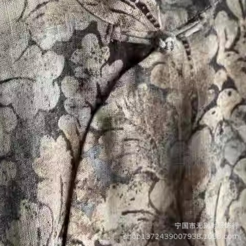 수직 칼라 새로운 중국 스타일 국가 스타일 셔츠 가을 새로운 느슨한 올매치 우아한 하이 엔드 셔츠