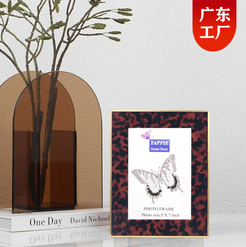 Wedding Photo Frame Wall Hanging Kidsren's Commemorative Photo Display Stand Brass Home Desktop Table Custom Wall Decoration Handmade