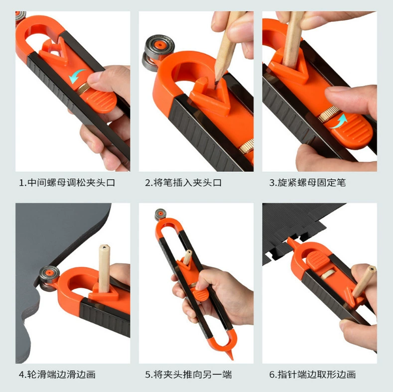 Irregular radian arc contour is imitated, simplicity, simplicity Contour, woodwork measurement, formula,