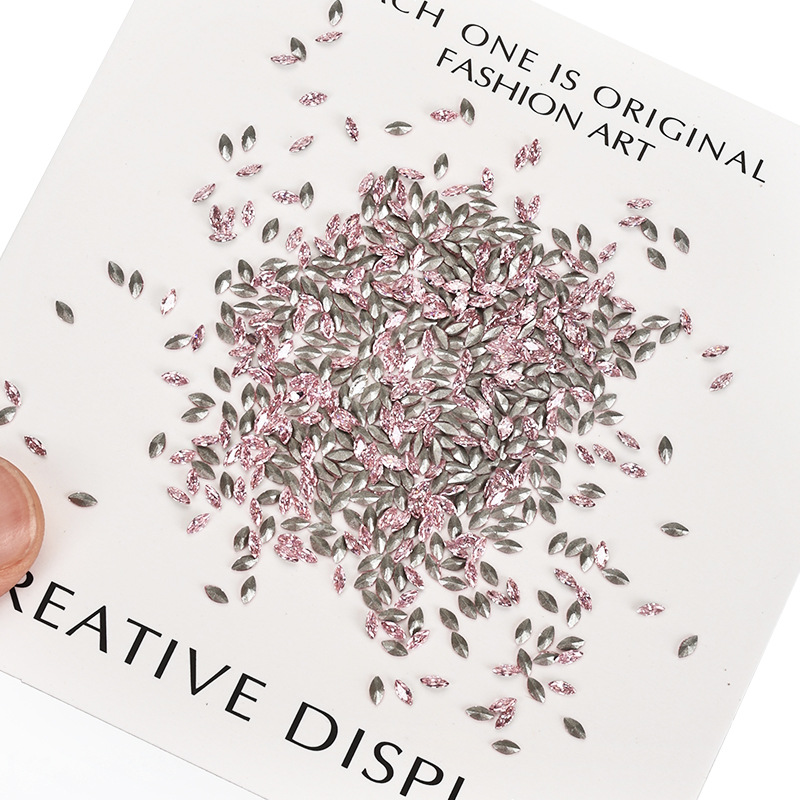 Popular de celebridad en línea mini pequeño tamaño puntiagudo circón diamante en forma especial Super Flash mini caballo ojo micro circonio uñas decoraciones