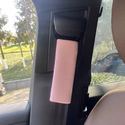 Thickened Simple Personality Creative Shoulder – Seat belt shoulder pad - simple-powder-special-length-17cm