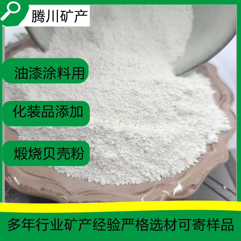 贝壳粉厂家建筑涂料工业水产养殖用批发供应现货1250目高纯度矿物