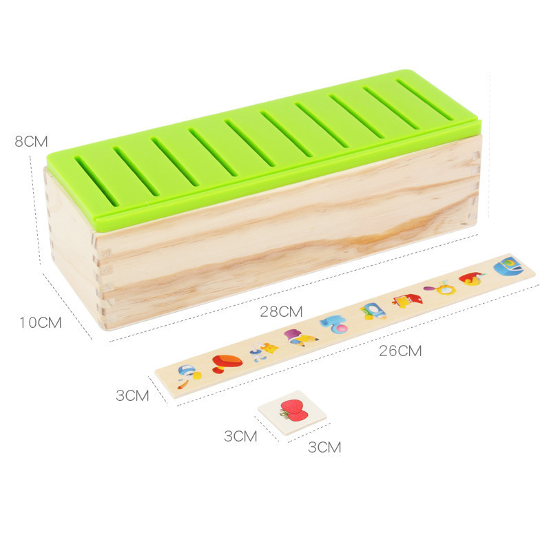 Caja de clasificación de conocimientos a juego de formas de madera para niños Educación temprana Números educativos Caracteres chinos Cognitivos Clip de tubo de ensayo Juguetes de cuentas
