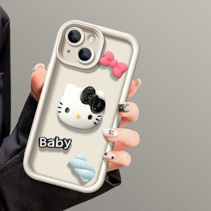 Suitable for Transmitter TECNO POV6 Phone Case Cute Cat SPARK 8 Stereo Ear Cartoon Skin Sense Suitable for Transmitter TECNO POV6 Phone Case Cute Cat SPARK 8 Stereo Ear Cartoon Skin Sense