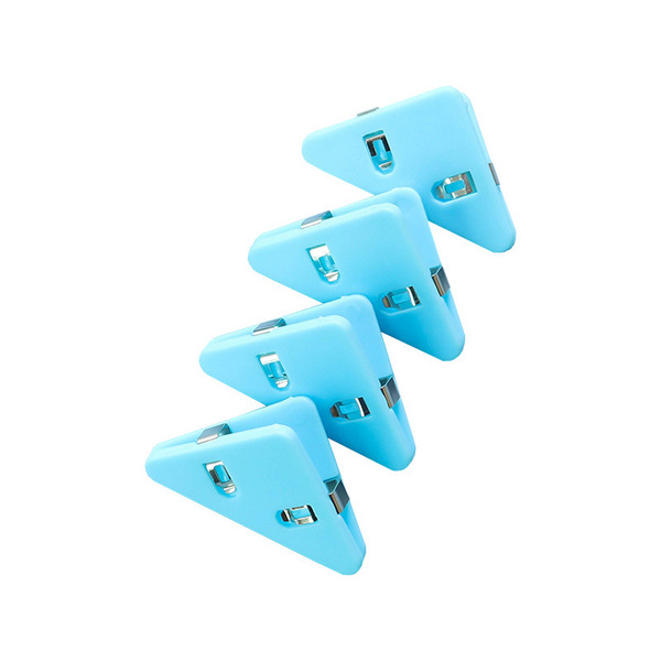 Triangle clip folder information test paper transparent corner clip…