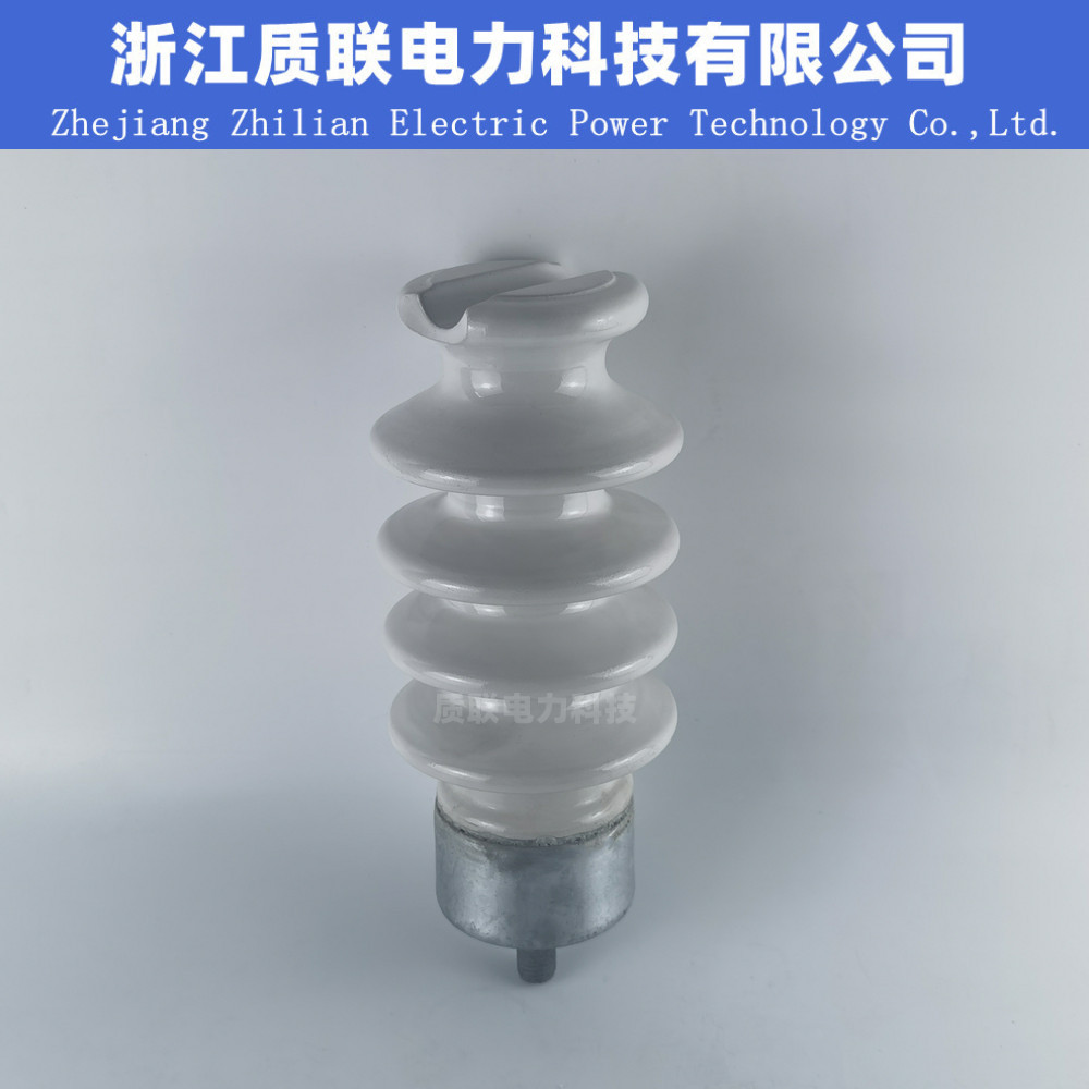 R5ET105L柱式绝缘子陶瓷PS-15/500户外高压线路支柱瓷瓶针式瓷