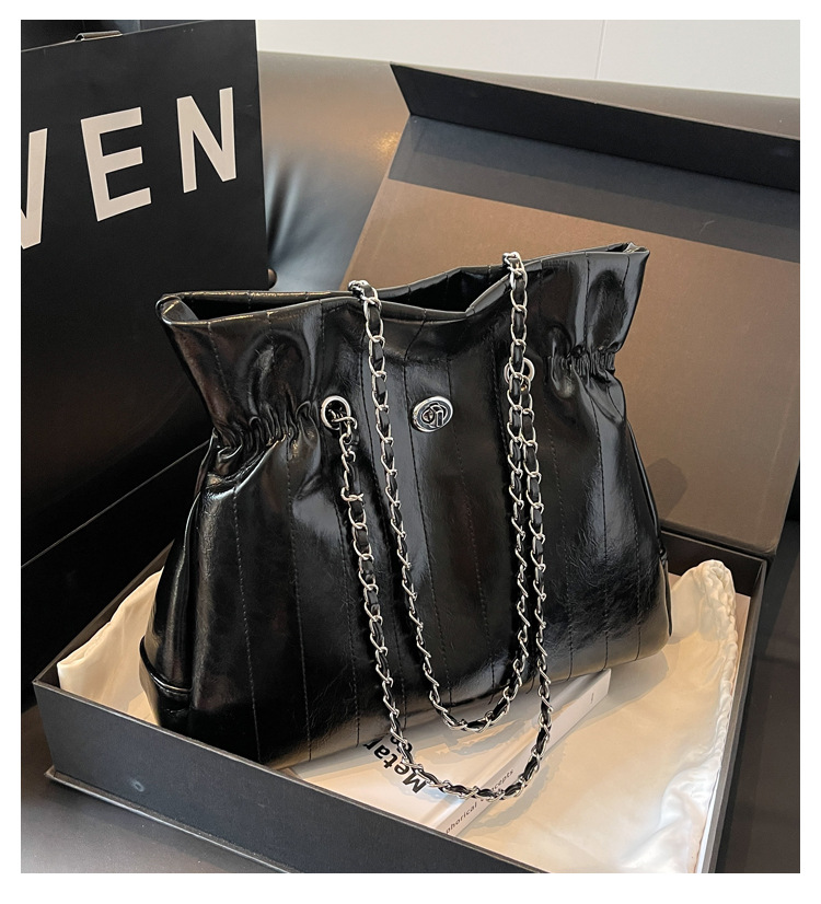 Retro dames schoudertas grote capaciteit lederen handtas_voghion.com