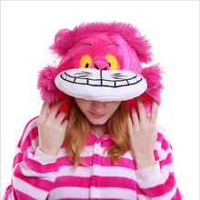 秋冬卡通动物连体睡衣男女家居服新款法兰绒批发情侣斑马演出服