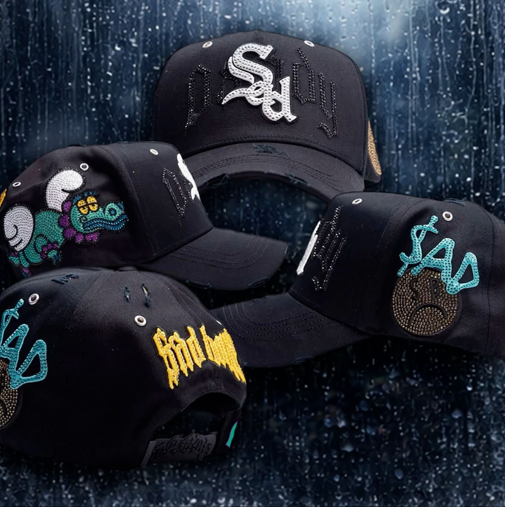 Nuevo punto transfronterizo Dandy sombrero barbas sombrero hip-hop ajustable Dandy barba sombrero