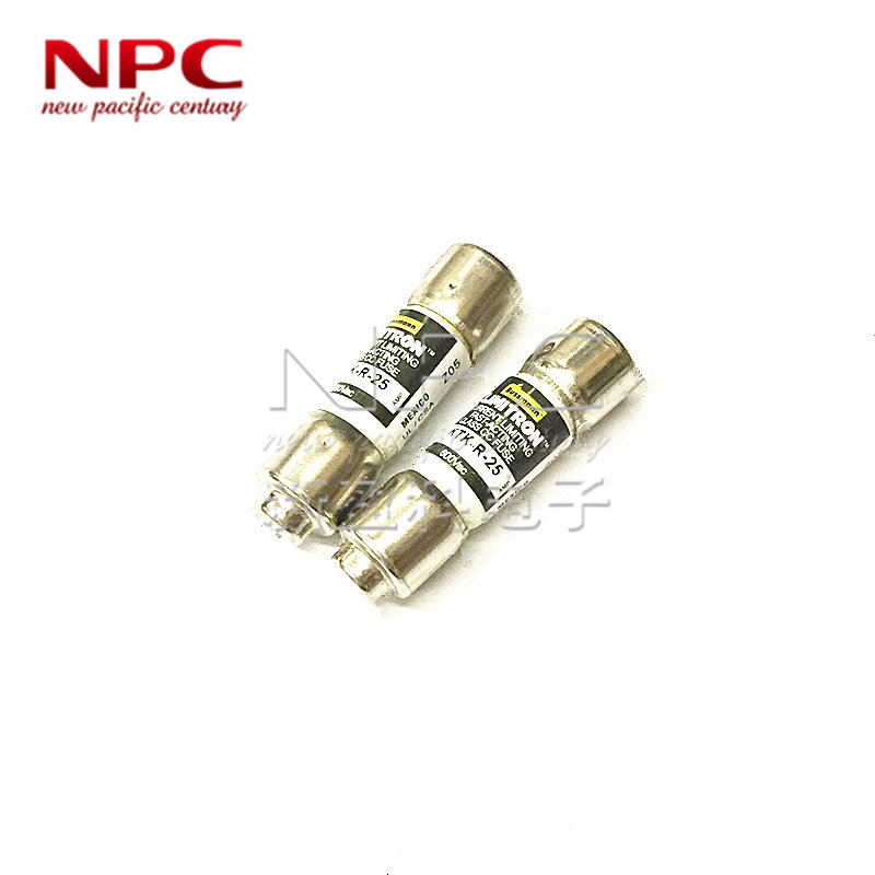 BUSSMANN快速熔断器 KTK-R-25 25A 600V 10*38 陶瓷保险丝