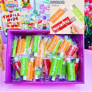 B Artificial Lighter Water Gun Spoof Toy Outdoor Water Fight Kidsren's Toy Spray Water Gun Weird Props Creative