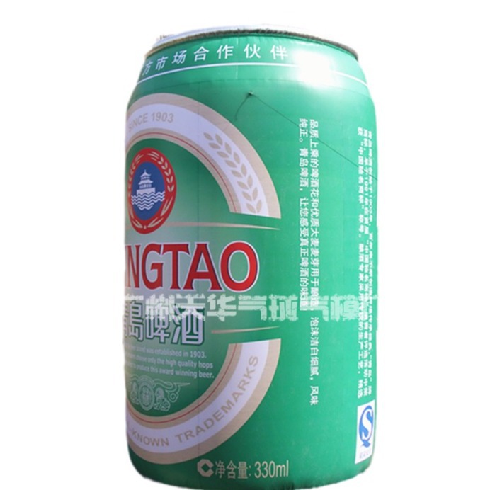 Guangzhou inflable fábrica modelo al por mayor Sprite publicidad botella inflable, fruta naranja simulación botella inflable modelo inflable