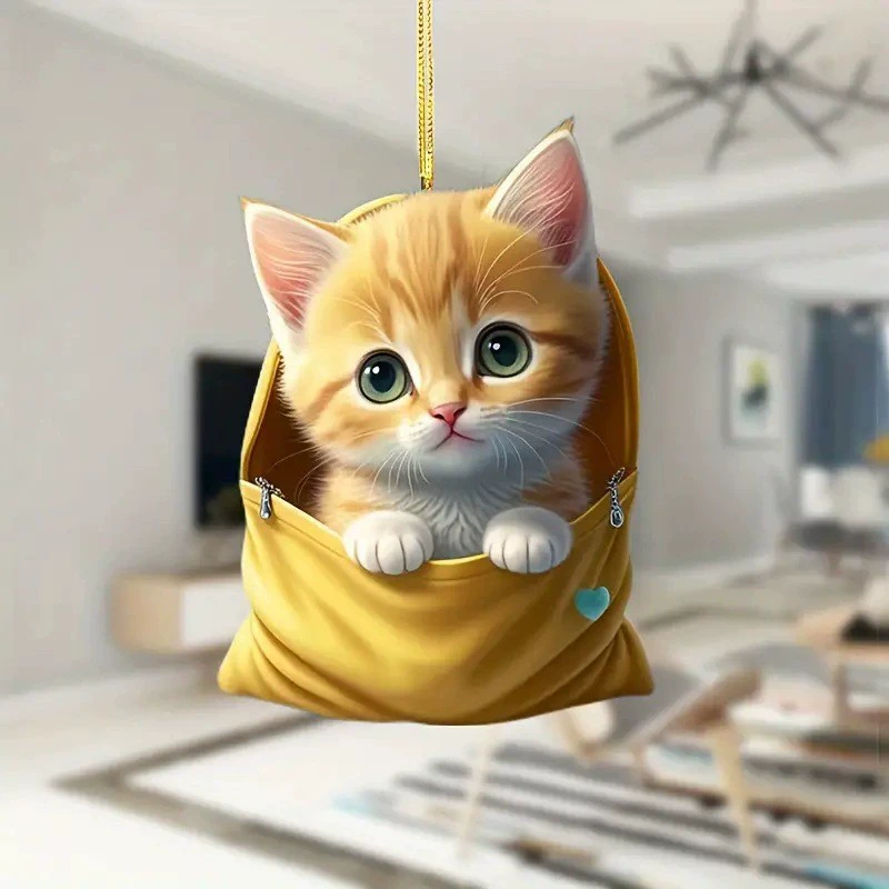 Трансграничный новый карманный котенок автомобильный кулон Уокли самолет тянет ваш зеркало заднего вида украшения для дома