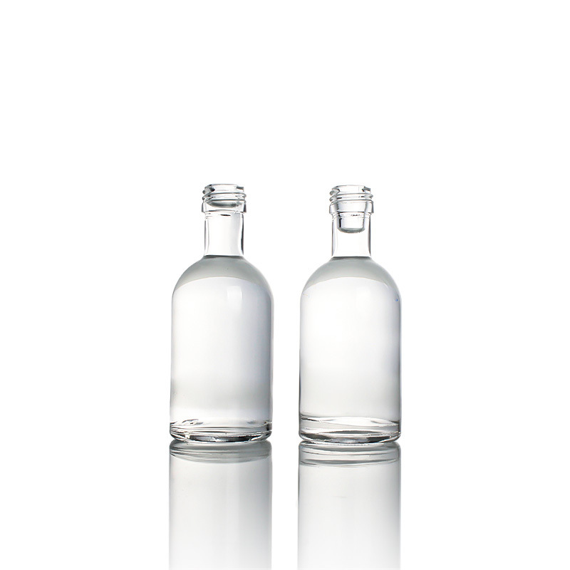 Botella de whisky vodka al por mayor botella de vino 50ml mini botella de pequeña capacidad vacía botella de vino