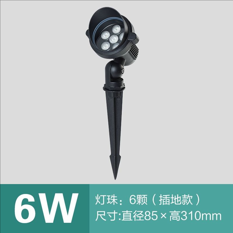 Ground type-6 watts-warm light