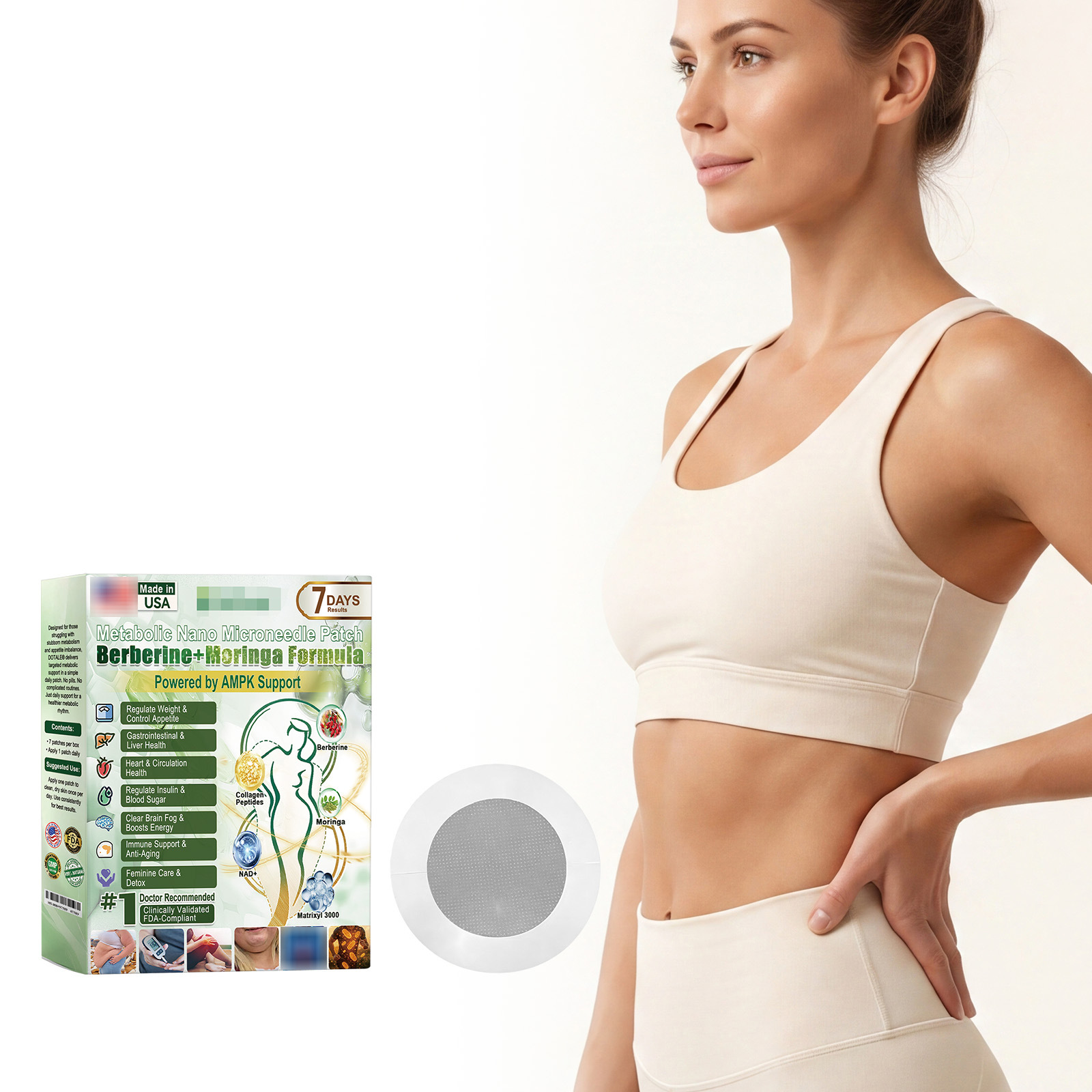 Body Care Patches Are Lightweight, Breathable, and Adhere to the Skin of the Body, with Gentle Ingredients That Moisturize, Comfort, and Provide Maintenance, Making Them Convenient for External Use