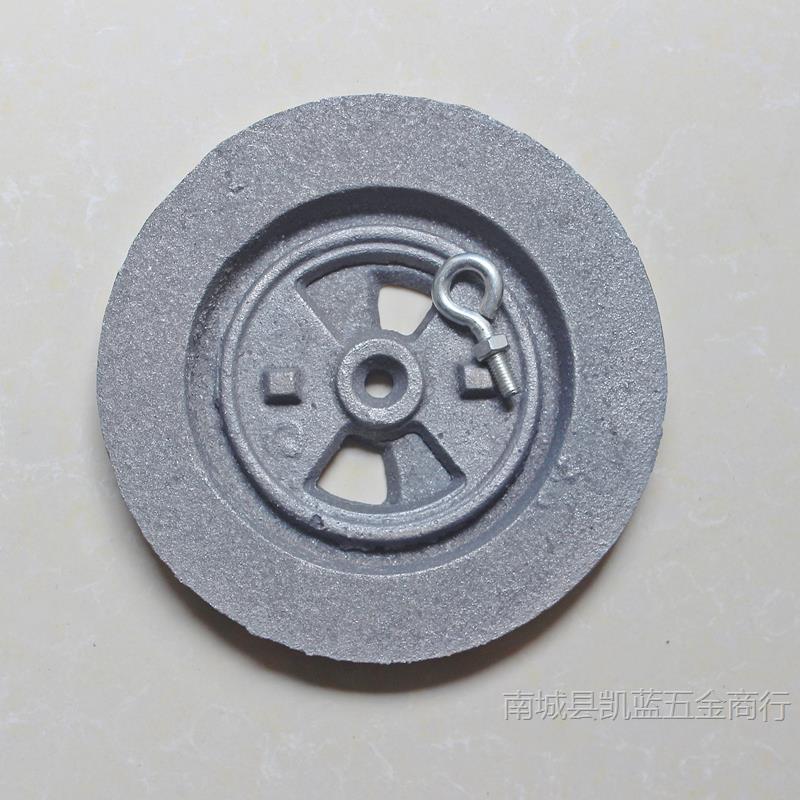 采暖炉锅炉配件封火盖闷火盖生铁炉口盖子带转心调节家用碳煤炉盖