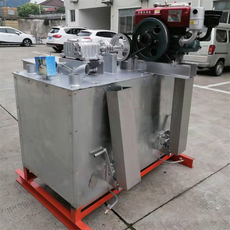 成德 路面划线加热容器 双缸液压热熔釜 划线涂料溶料机