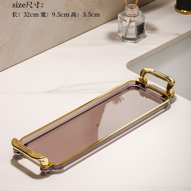 Gray gold edge 3 grid