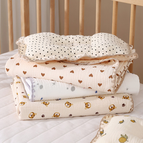 Baby pillow for newborns, breathable and shaped pillow for all seasons, flat head correction for eccentric head, newborn baby pillow cloud